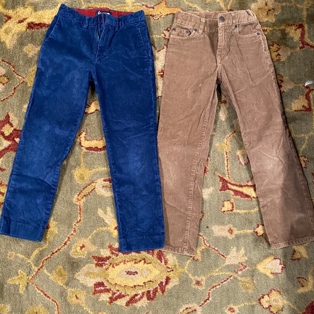 Two Boy JCrew corduroy pants.